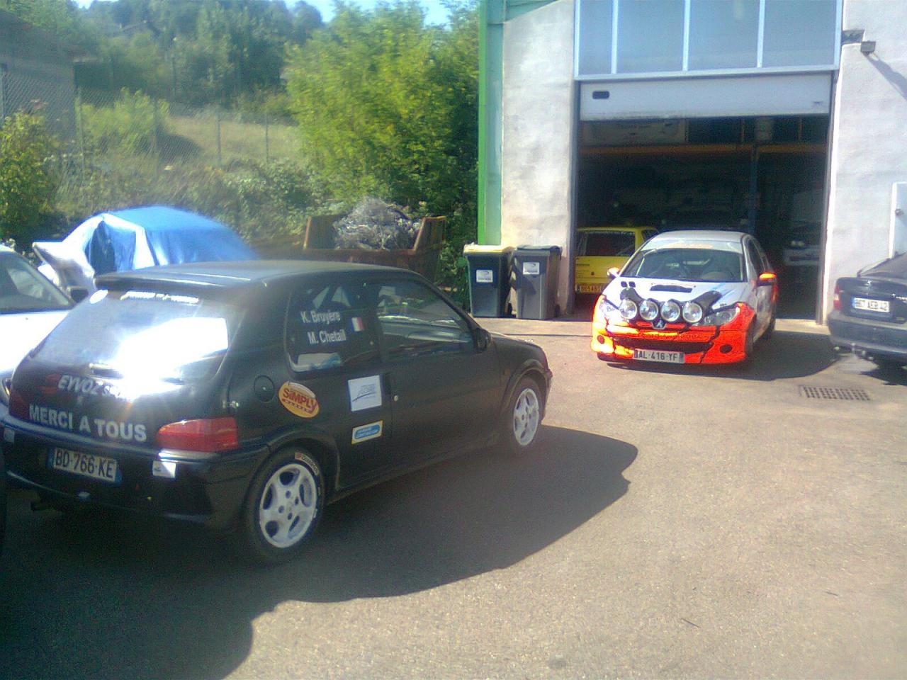 Preparation avant un rallye 